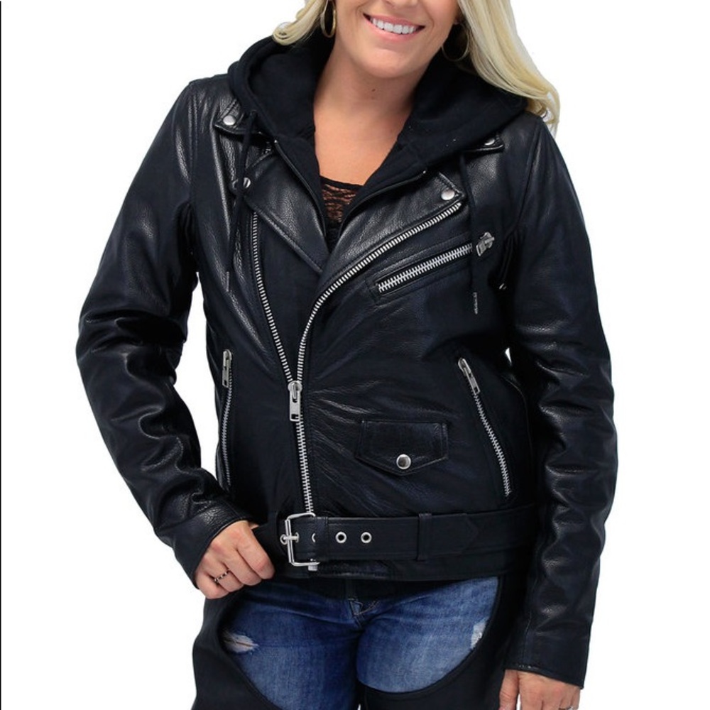 Pro rider leather jacket small